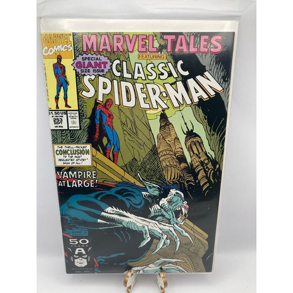 Marvel Other - Marvel Tales #253 Classic Spider-Man Morbius Vampire Cover Marvel Comics 1991